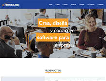 Tablet Screenshot of consulmatica.com